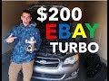 $200 EBAY TURBO INSTALL ON A SUBARU!