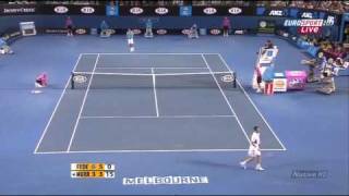 [HL] Roger Federer vs. Andy Murray 2010 Australian Open [F]