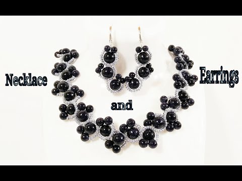 Комплект Аксессуаров из Бисера и Бусин Своими Руками/ Колье, Браслет и Серьги/ Necklace of beads! Комплект Аксессуаров из Бисера и Бусин Своими Руками/ Колье, Браслет и Серьги/ Necklace of beads!