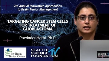 Targeting Cancer Stem Cells for Treatment of Glioblastoma - Parvinder Hothi, Ph.D.