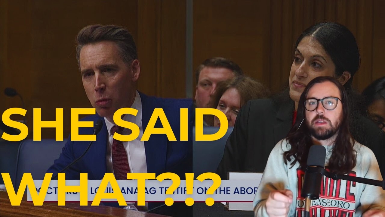 Can Men Get Pregnant? Josh Hawley Grills OB-GYN in Heated Senate ...