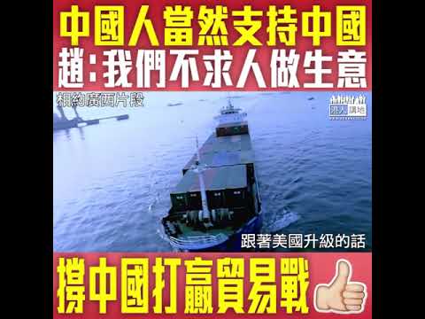 【短片】【中國人梗係撐中國】趙雨樂： 美國非理性貿易制裁、中國其實有很多「武器」可用 中方克制係負責任政府的態度、做生意要雙贏愉快、不是求人