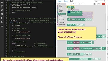Visual Studio Code Extension for Visual Embedded Rust