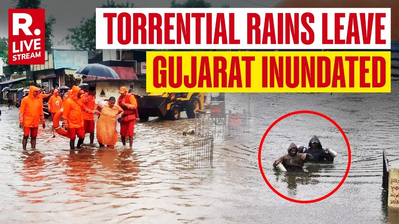 Gujarat Floods: Heavy Rains Wreaks Havoc in Gujarat, IMD Issues Red ...