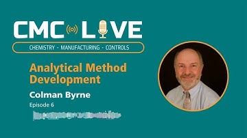 CMC006 - Analytical Method Development - Colman Byrne