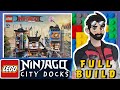 Lego Ninjago City Docks (70657) - FULL BUILD