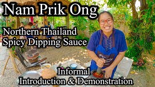 Nam Prik Ong นำพรกออง Northern Thailand Y Dipping Sauce.