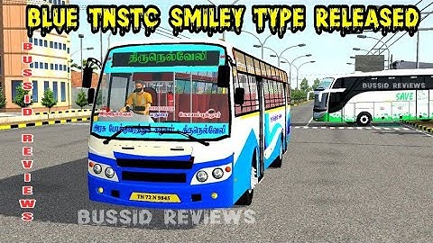 BLUE TNSTC SMILEY TYPE RELEASED😎|BUSSID REVIEWS|