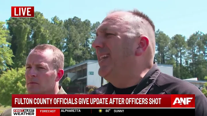LIVE: Fulton County officials give update after officers shot, injured while responding to scene