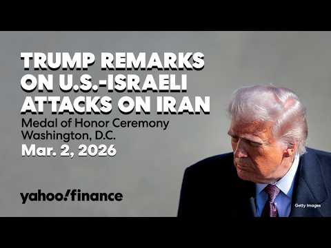 Trump remarks on U.S.-Israeli attacks on Iran at Medal of Honor Ceremony