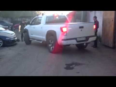 Выхлоп тойота тундра