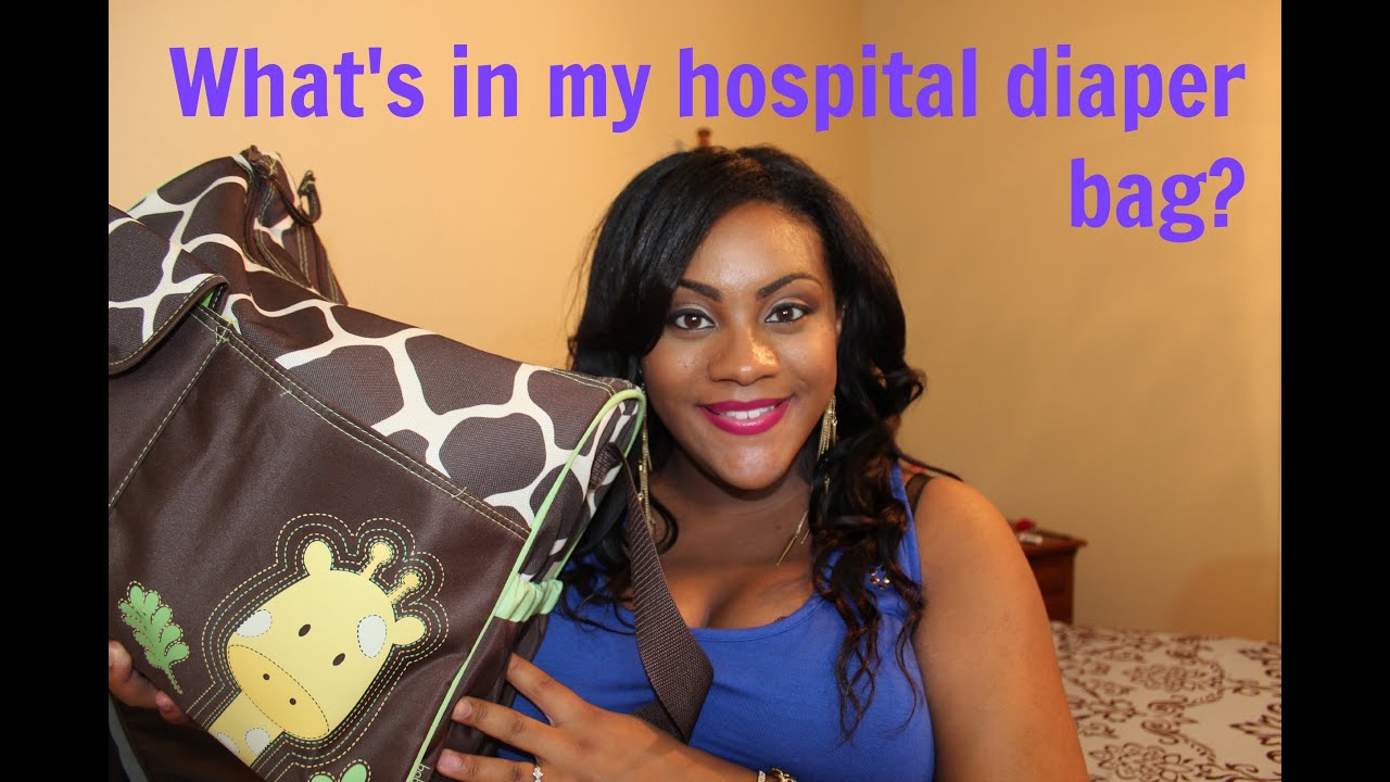 What's in my Hospital Diaper Bag YouTube