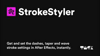 StrokeStyler for After Effects