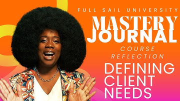 Mastery Journal MDM525 Course Reflection Video Essay