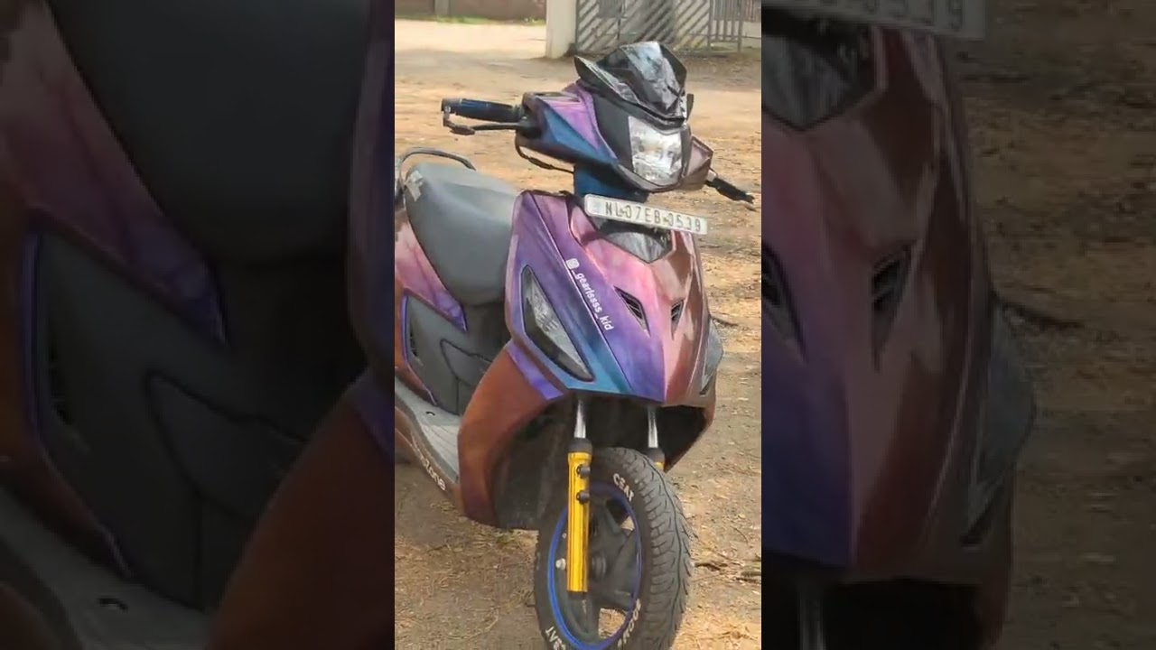 Fully Chameleon Wrapped Maestro edge125 