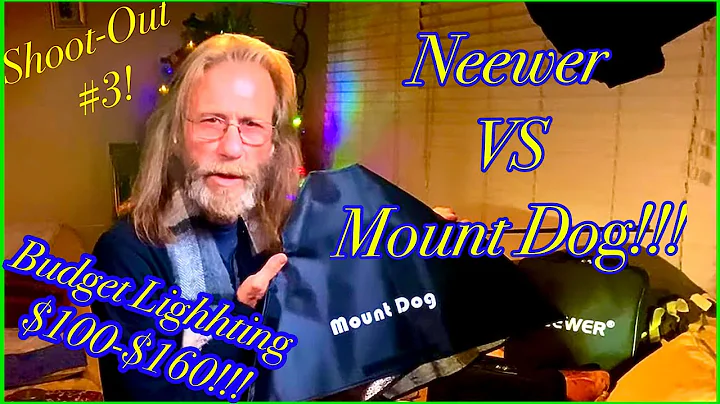 Product Shoot-Out # 3!!! Budget Lighting For $100-$160!!! Neewer NL 660 LED VS MountDog SoftBox