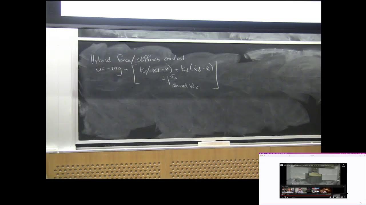 Fall 2022 6.4210/2 Lecture 15: Force control
