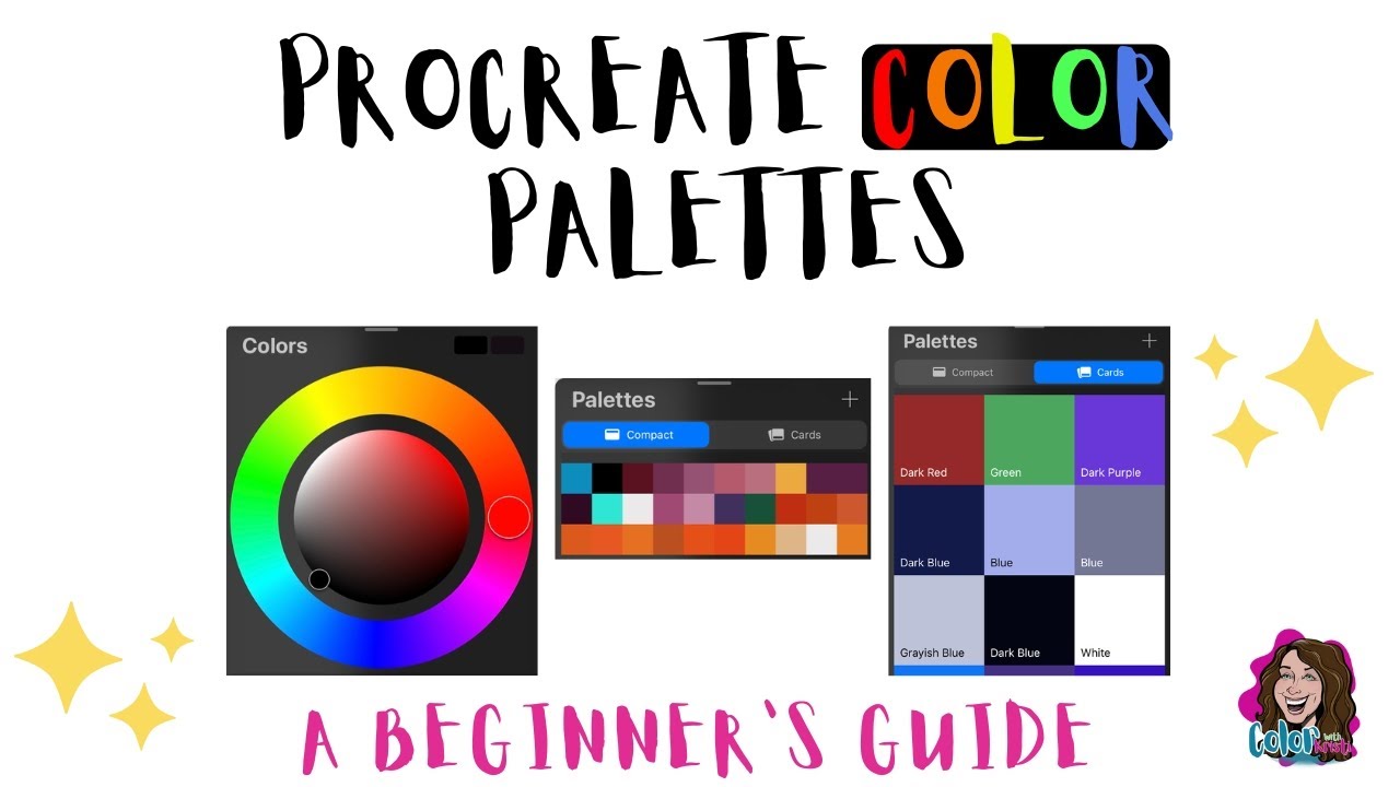 Procreate Color Palettes For Beginners: A Guide for Coloring Book Page ...