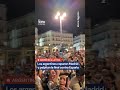 PREPARATE ESPAÑA: Así coparon los argentinos la Puerta del Sol en Madrid