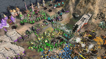 Age of Empires 4 - 4v4 MASSIVE ARMY SPAM | Multiplayer Gameplay