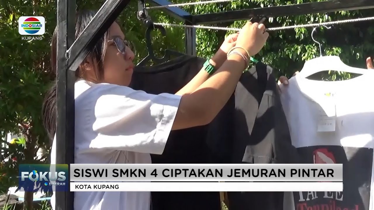 SISWI SMKN 4 KUPANG CIPTAKAN JEMURAN PINTAR || INDOSIAR KUPANG