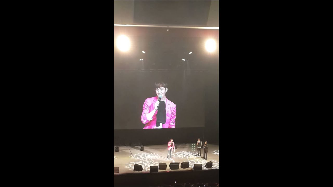 20150214 崔振赫 台灣粉絲見面會 感動落淚