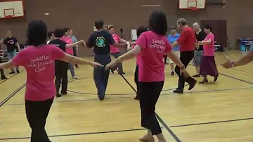 ZAPEVALA Bosnian Circle Dance @ 2014 Seattle Folk Dance Workshop with Ira Weisburd