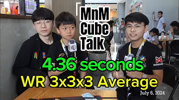 Interview with Yiheng Wang | 4.36s World Record in 3x3x3 Average | MnM Cube Talk