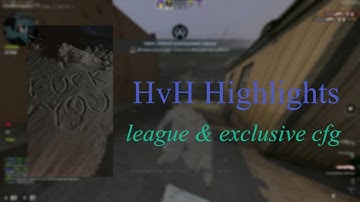 hvh highlights #24 ft. gamesense | league & exclusive cfg | forever