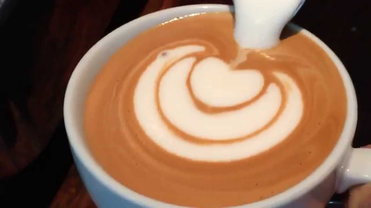 How to make Latte Art: The Basics in Slow Motion by Barista Dritan Alsela