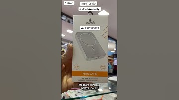 Magsafe Wireless Powerbank 🔥#magsafe  #powerbank #wirelesspowerbank #Accede #shorts #trending #viral