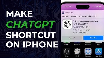 How to Make ChatGPT Shortcut on iPhone | Latest Guide
