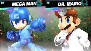 Super Smash Bros Ultimate Amiibo Fights – Mega Man vs the World #18 Mega Man vs Dr Mario