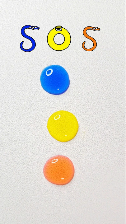 Sos waterdropart colormix Full version #alphabetlore #numberlore #italianbrainrot