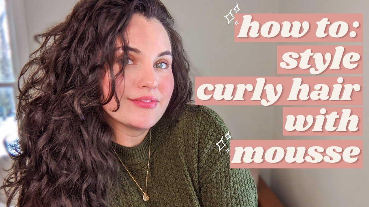 The Easiest Way To Use Mousse on Curly or Wavy Hair 