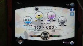 【CYTUS】FREEDOM DIVE - HARD - MILLION MASTER - TP100 (全国第二达成!!) screenshot 5