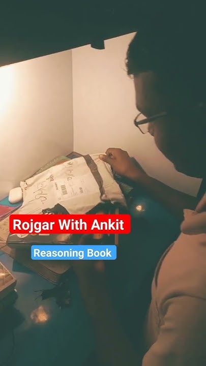 Rojgar with Ankit Reasoning Book Open Rahul sir RWA - YouTube