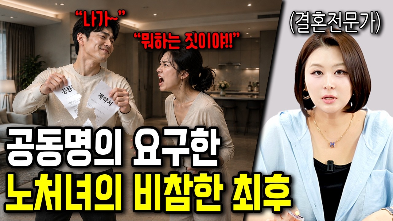혼수 영수증을 집문서로 바꾸려는 여자들