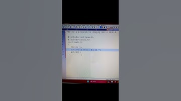 #programming language #C++ programming language #display Hello World on screen #viral short  #Shorts