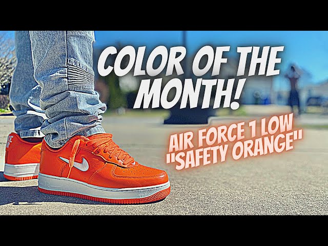 Air Force 1 Low Retro QS “Safety Orange” Detailed Review & On Feet! 