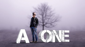 3D Taxt || Alone Boy in Fog Manipulation Photoshop Tutorial