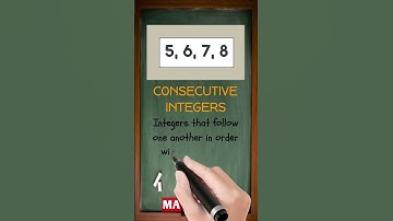 What are Consecutive Integers in Math? | Math Dictionary | MATHalino123