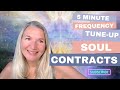 5 minute frequency tuneup  soul contracts