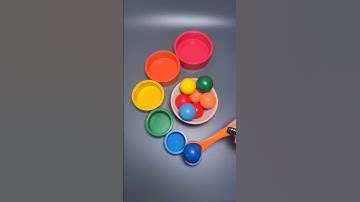 Colorful Balls 🟣🔵🟢🟡🟠🔴 Color Sorting #marblerunbb #colorsorting #satisfying #asmr #satisfying