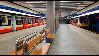 All types of Warsaw Metro trains
