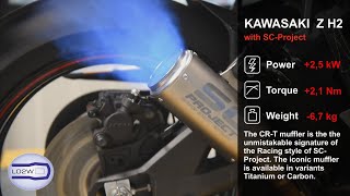 Top 7 Full Exhaust Sound Kawasaki Z H2 / Akrapovic, SC-Project, Racefit, Scorpion,  Brocks, IXIL