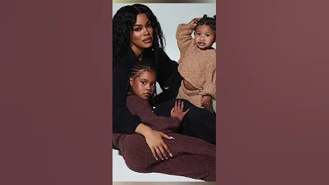 Iman Shumpert and Teyana Taylor  beautiful family ❤❤❤ #celebrity #love #family #shorts