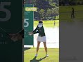 팔꿈치 간격 유지는 필수. #박소혜 프로. 아이언 티 샷. #골프 #golf (구독은 좋아요)