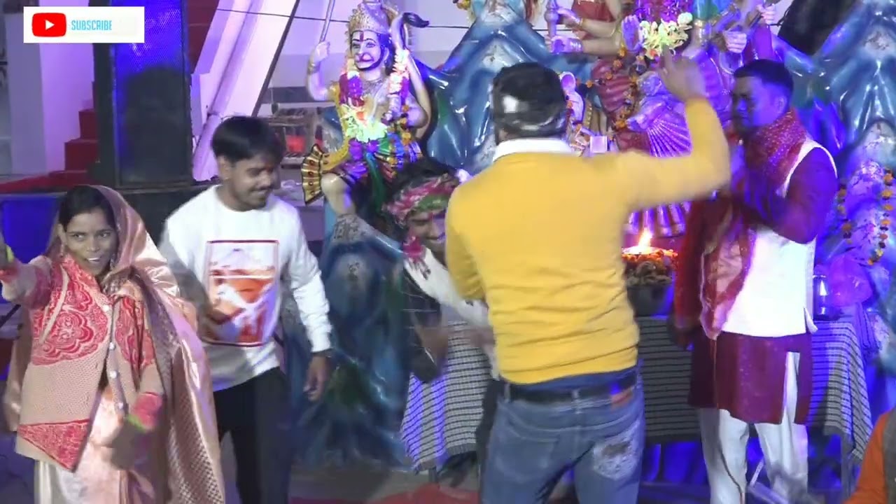 देवी मैया के भवन में घुटअन नाचे लांगुरिया 💯💯👌👌🙏🙏 बहुत ही सुन्दर लांगुरिया 