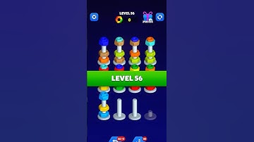 Nut Sort LVL 56 🧩🔥 Pure INSANITY!! #shorts #gaming #puzzle #nutsort #level56 #crazy